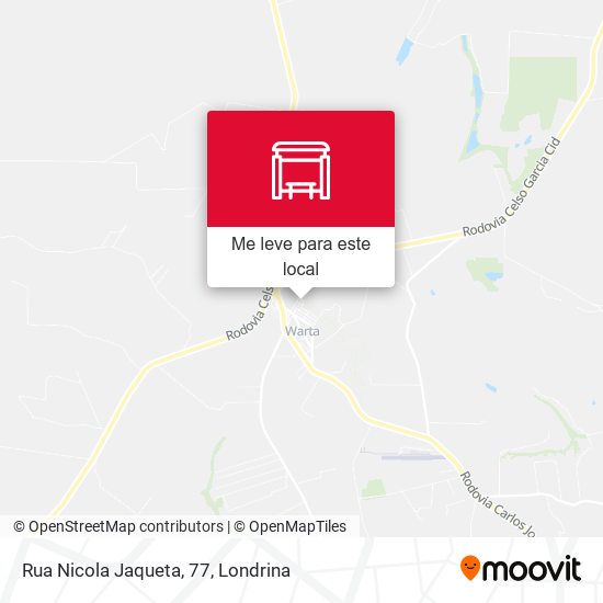 Rua Nicola Jaqueta, 77 mapa