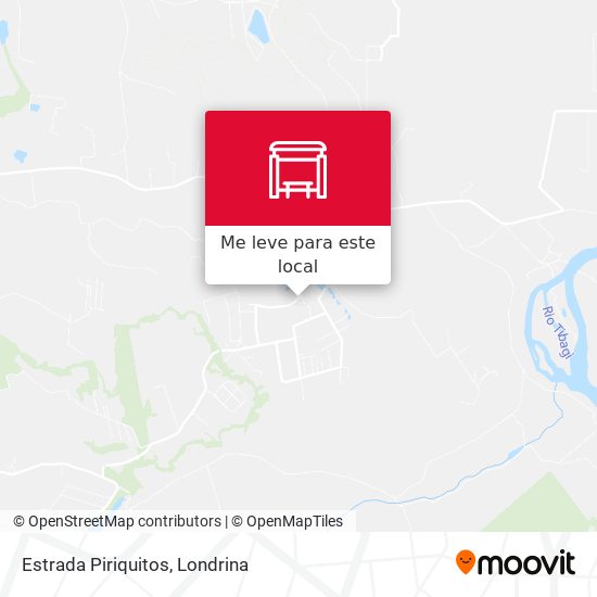 Estrada Piriquitos mapa