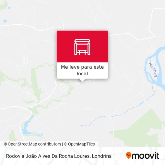 Rodovia João Alves Da Rocha Loures mapa