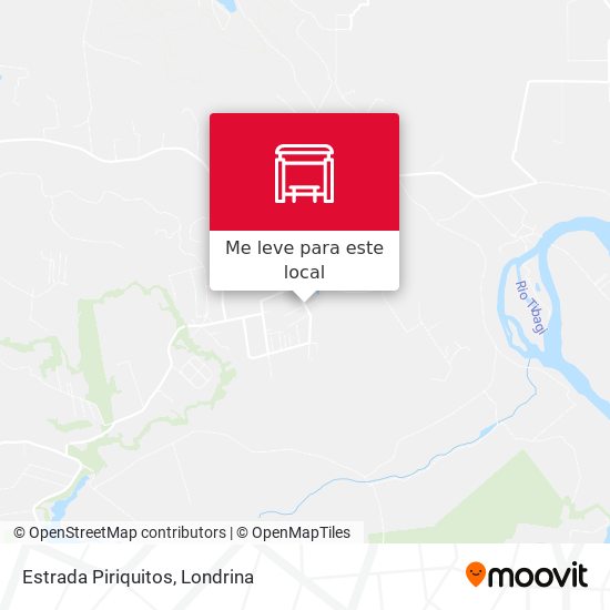 Estrada Piriquitos mapa