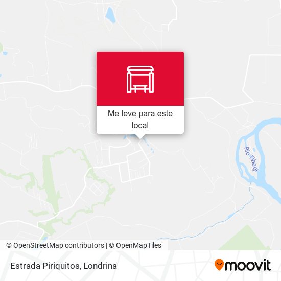 Estrada Piriquitos mapa