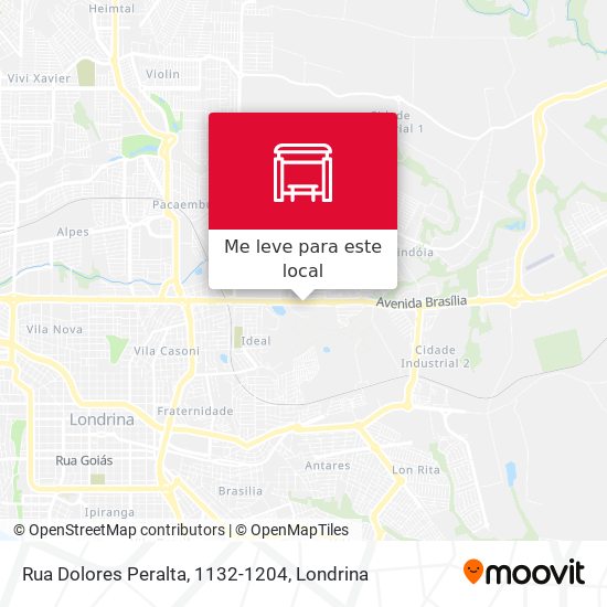 Rua Dolores Peralta, 1132-1204 mapa