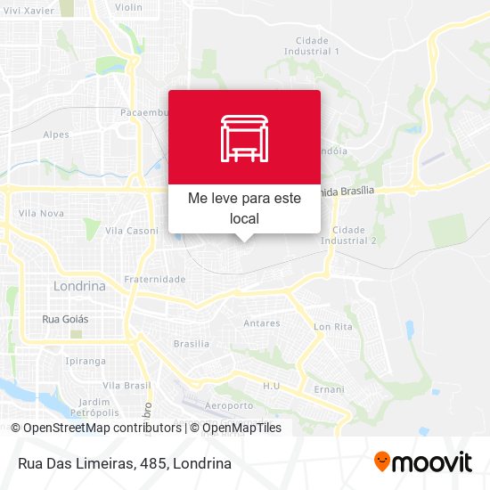 Rua Das Limeiras, 485 mapa