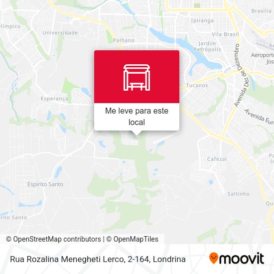 Rua Rozalina Menegheti Lerco, 2-164 mapa