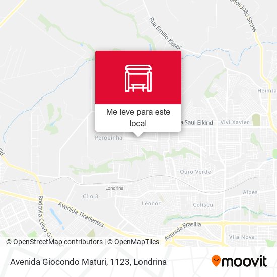 Avenida Giocondo Maturi, 1123 mapa