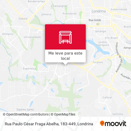 Rua Paulo César Fraga Abelha, 183-449 mapa