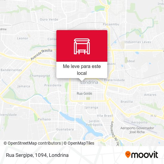 Rua Sergipe, 1094 mapa