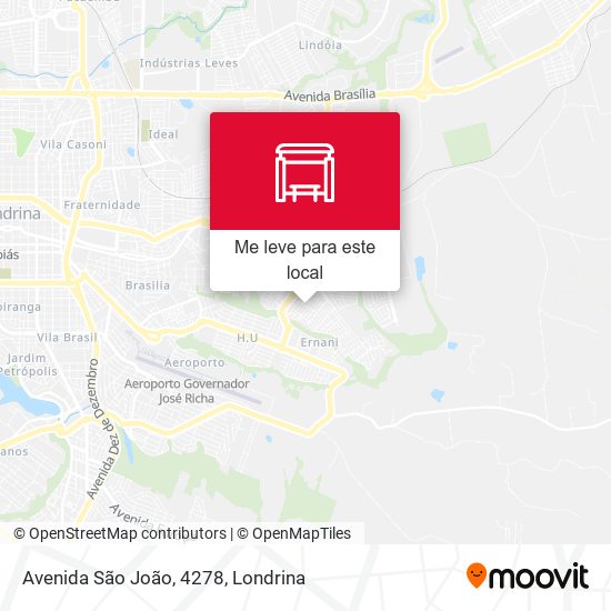 Avenida São João, 4278 mapa