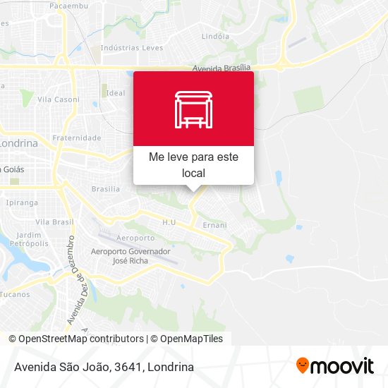 Avenida São João, 3641 mapa