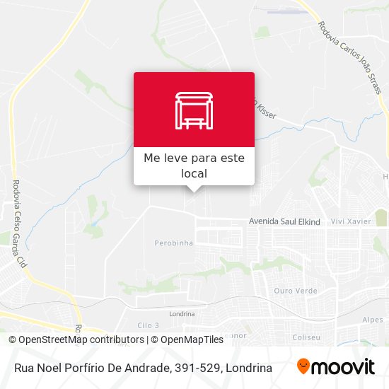 Rua Noel Porfírio De Andrade, 391-529 mapa