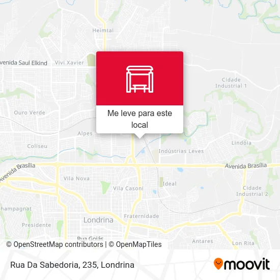 Rua Da Sabedoria, 235 mapa