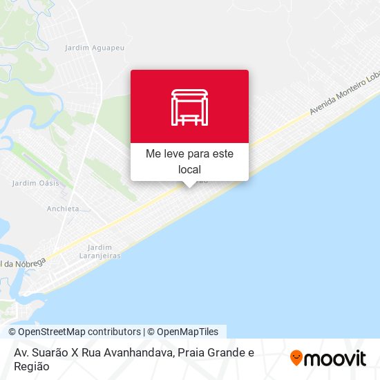 Av. Suarão X Rua Avanhandava mapa