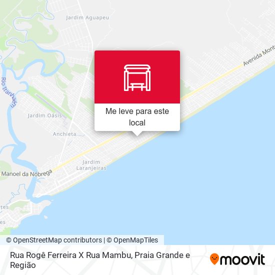 Rua Rogê Ferreira X Rua Mambu mapa