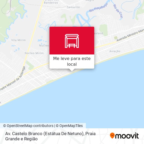 Av. Castelo Branco (Estátua De Netuno) mapa