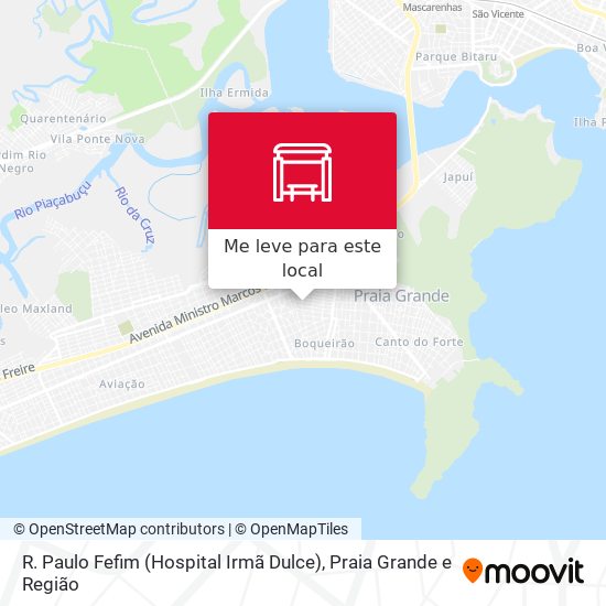 R. Paulo Fefim (Hospital Irmã Dulce) mapa