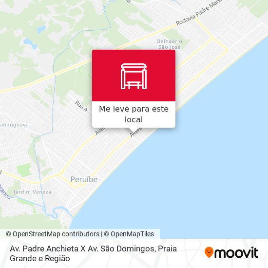 Av. Padre Anchieta X Av. São Domingos mapa