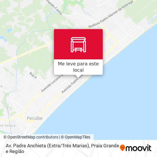 Av. Padre Anchieta (Extra / Três Marias) mapa