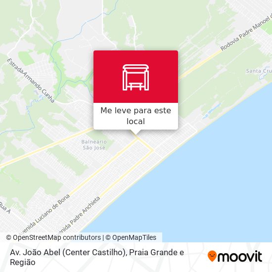 Av. João Abel (Center Castilho) mapa