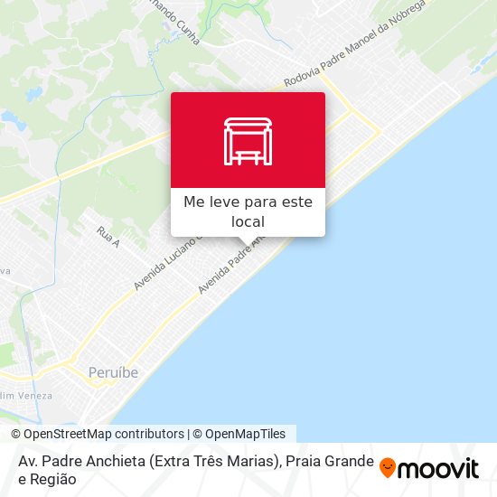 Av. Padre Anchieta (Extra Três Marias) mapa