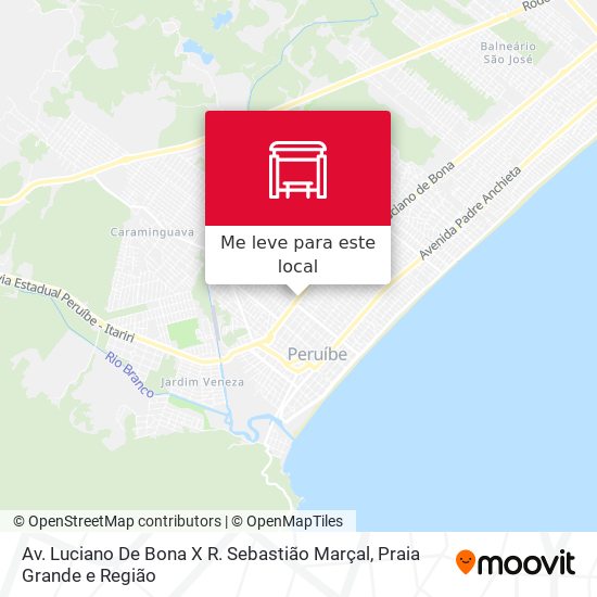 Av. Luciano De Bona X R. Sebastião Marçal mapa