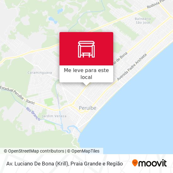 Av. Luciano De Bona (Krill) mapa