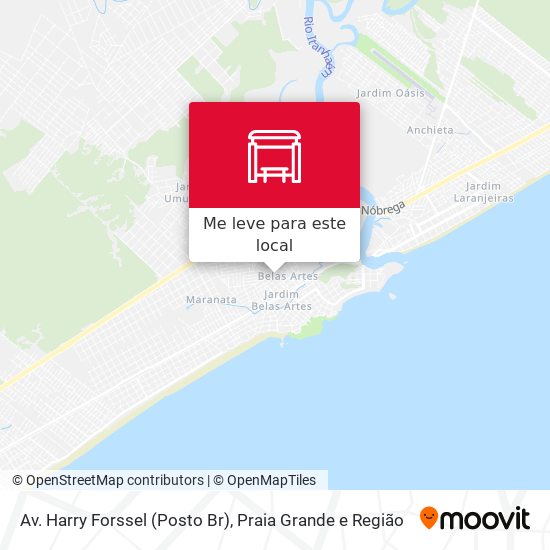 Av. Harry Forssel (Posto Br) mapa