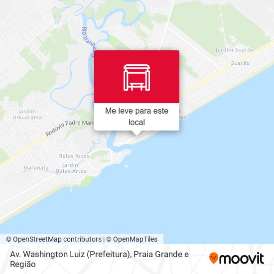 Av. Washington Luiz (Prefeitura) mapa