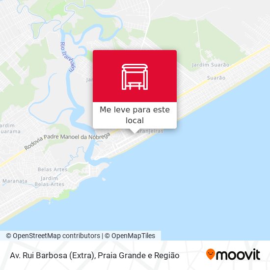 Av. Rui Barbosa (Extra) mapa