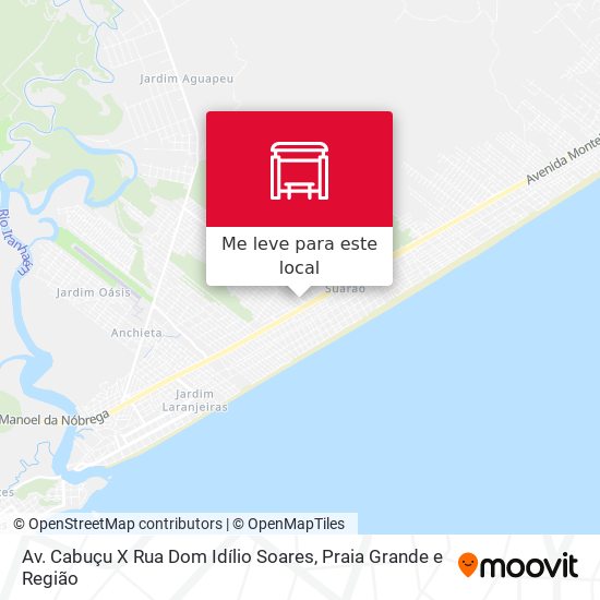Av. Cabuçu X Rua Dom Idílio Soares mapa