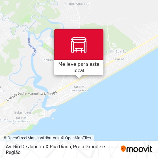 Av. Rio De Janeiro X Rua Diana mapa