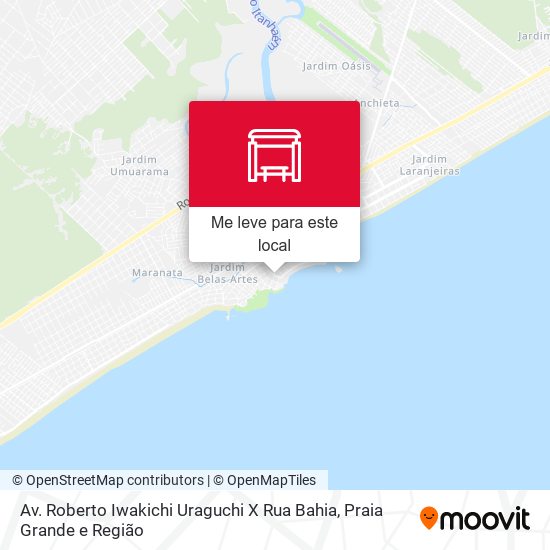Av. Roberto Iwakichi Uraguchi X Rua Bahia mapa