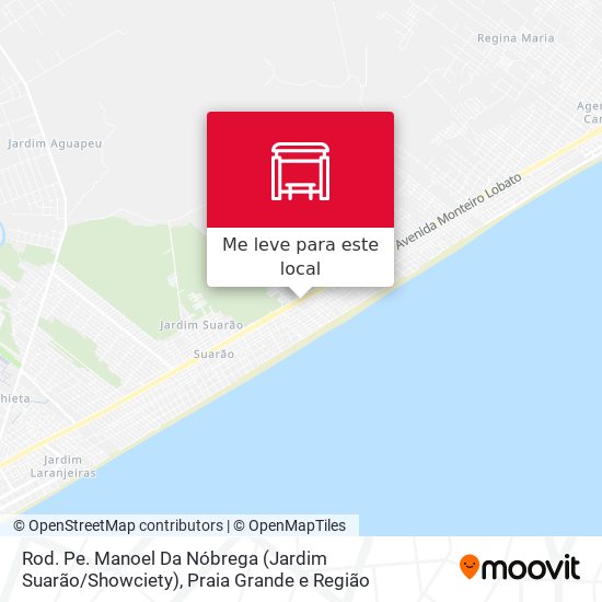Rod. Pe. Manoel Da Nóbrega (Jardim Suarão / Showciety) mapa