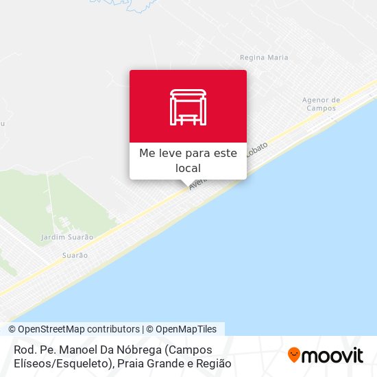 Rod. Pe. Manoel Da Nóbrega (Campos Elíseos / Esqueleto) mapa