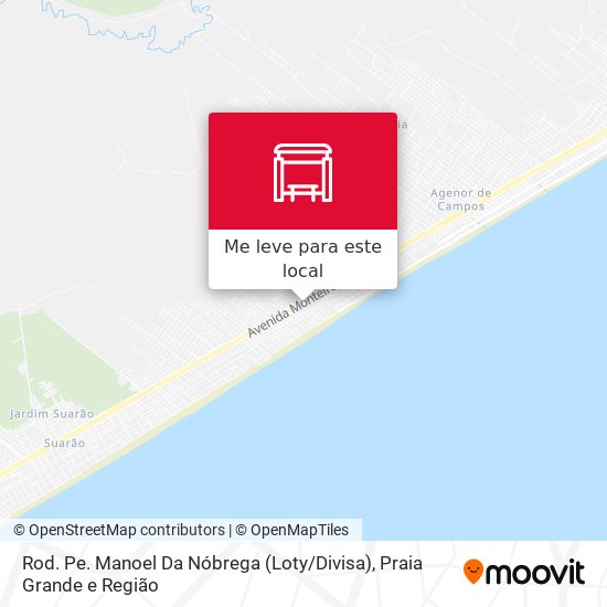 Rod. Pe. Manoel Da Nóbrega (Loty / Divisa) mapa