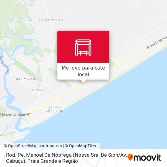 Rod. Pe. Manoel Da Nóbrega (Nossa Sra. De Sion / Av. Cabuçu) mapa