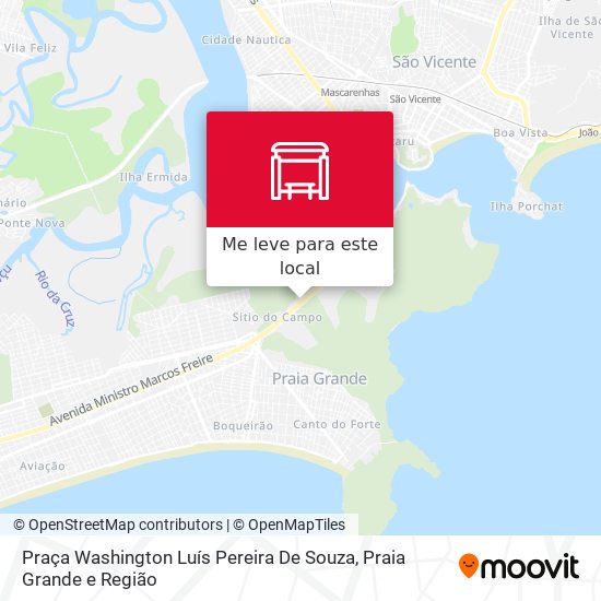 Praça Washington Luís Pereira De Souza mapa