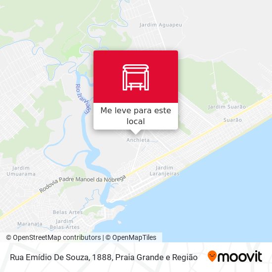 Rua Emídio De Souza, 1888 mapa