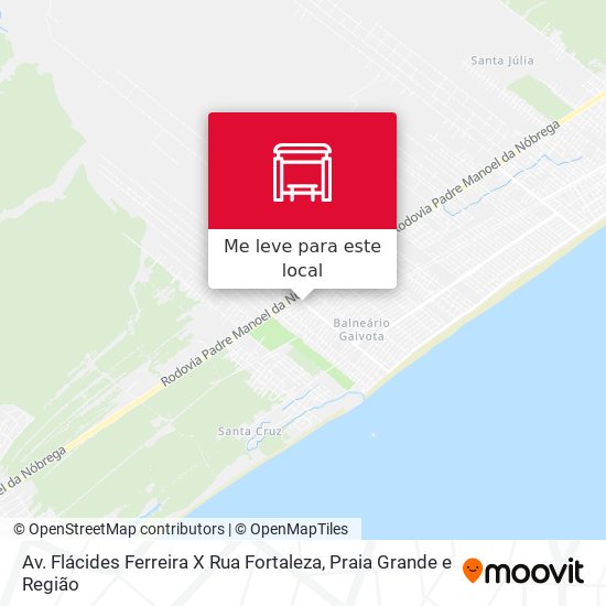 Av. Flácides Ferreira X Rua Fortaleza mapa