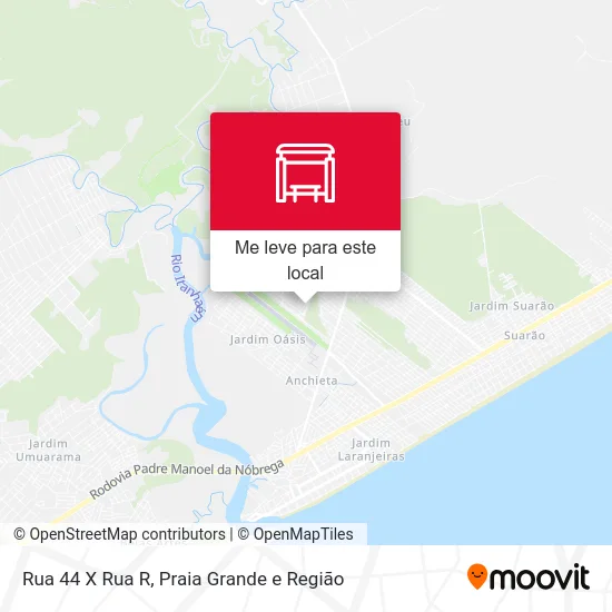 Rua 44 X Rua R mapa