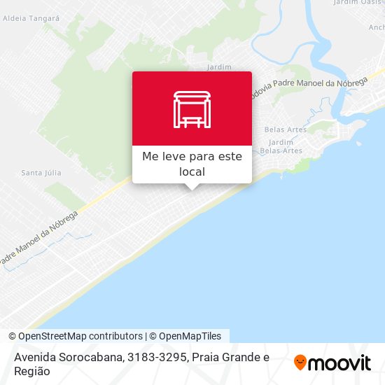 Avenida Sorocabana, 3183-3295 mapa