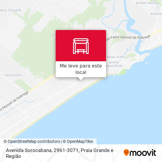 Avenida Sorocabana, 2961-3071 mapa