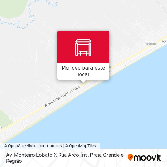 Av. Monteiro Lobato X Rua Arco-Íris mapa
