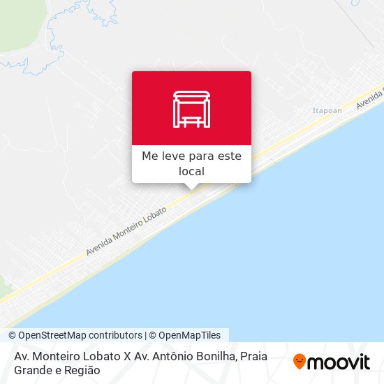 Av. Monteiro Lobato X Av. Antônio Bonilha mapa