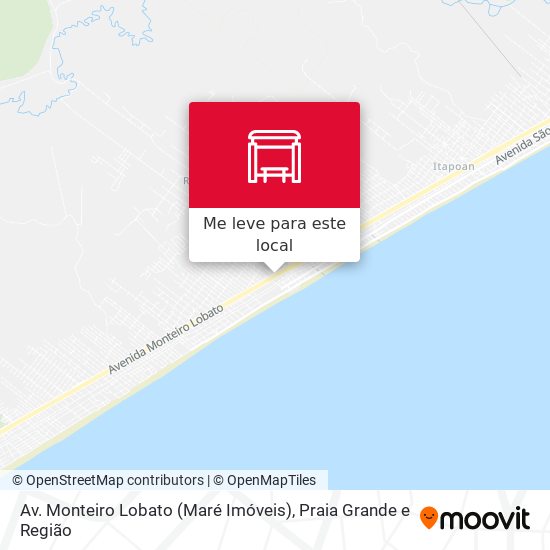 Av. Monteiro Lobato (Maré Imóveis) mapa