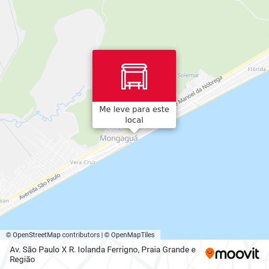 Av. São Paulo X R. Iolanda Ferrigno mapa