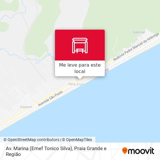 Av. Marina (Emef Tonico Silva) mapa