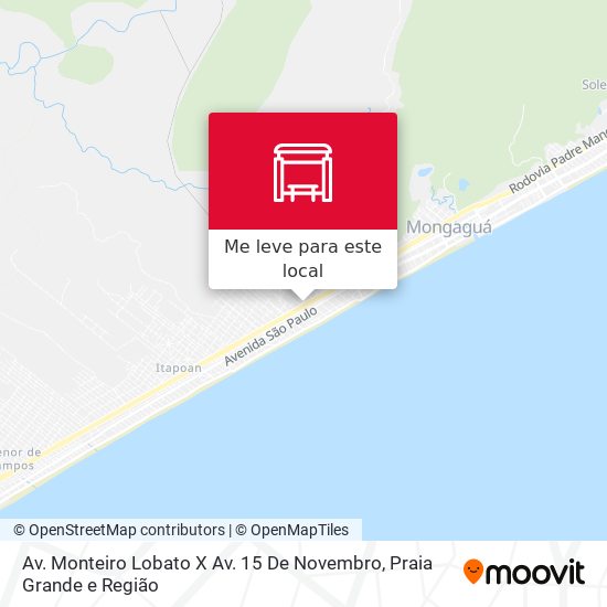 Av. Monteiro Lobato X Av. 15 De Novembro mapa