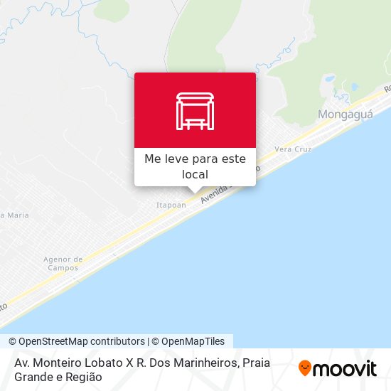 Av. Monteiro Lobato X R. Dos Marinheiros mapa
