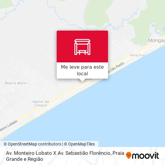 Av. Monteiro Lobato X Av. Sebastião Florêncio mapa