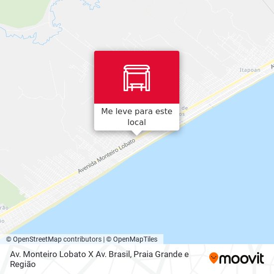 Av. Monteiro Lobato X Av. Brasil mapa
